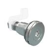 SOUTHCO Vise Action® Compression Latch, Large Size, 8 mm Hex Recess, Zinc Alloy, Chrome Plated, Bright [E3-A226-01]