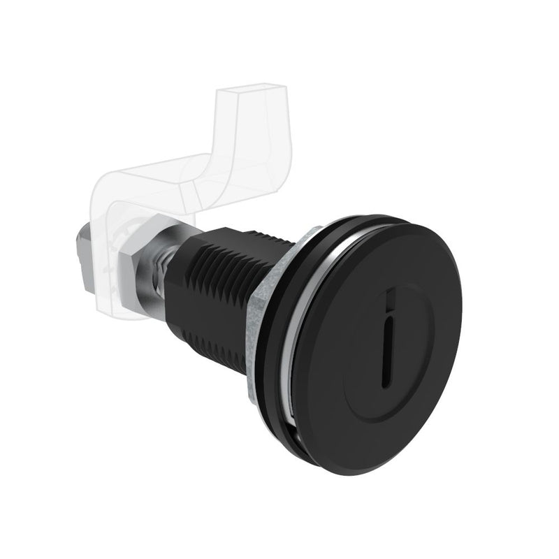 SOUTHCO Vise Action® Compression Latch, Large Size, Slotted Recess, Zinc Alloy, Powder Coat, Black [E3-A229-05]