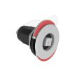 SOUTHCO Vise Action® Compression Latch, Large Size, Railway Standard, Zinc Alloy, Powder Coat, Silver [E3-A2911-UU7]