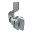 SOUTHCO Quarter-Turn Cam Latch, Short wing, 6mm (.24 in) Grip, Not Sealed, Zinc Alloy, Chrome Plated, Bright [E5-2-111-000]
