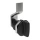 SOUTHCO Quarter-Turn Cam Latch, Short wing, 6mm (.24 in) Grip, Sealed, Zinc Alloy, Powder Coat, Black [E5-2-115-001]