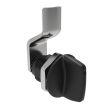 SOUTHCO Quarter-Turn Cam Latch, Tall wing, 6mm (.24 in) Grip, Not Sealed, Zinc Alloy, Powder Coat, Black [E5-2-125-000]
