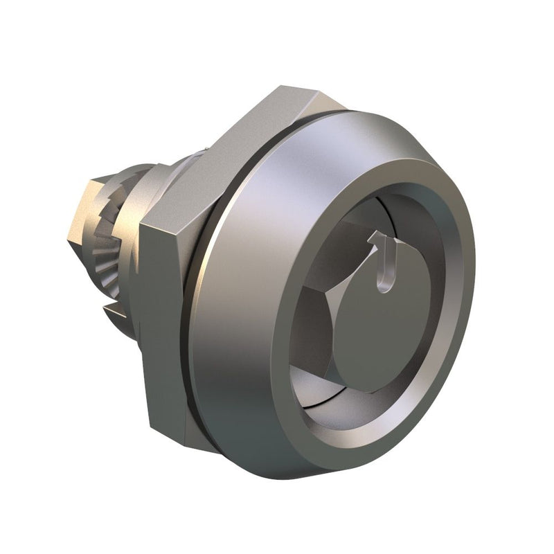 SOUTHCO Quarter-Turn Cam Latch, Bellcore 216, Without Cam, Sealed, 316 Stainless Steel, Passivated [E5-32-1327-UU1]