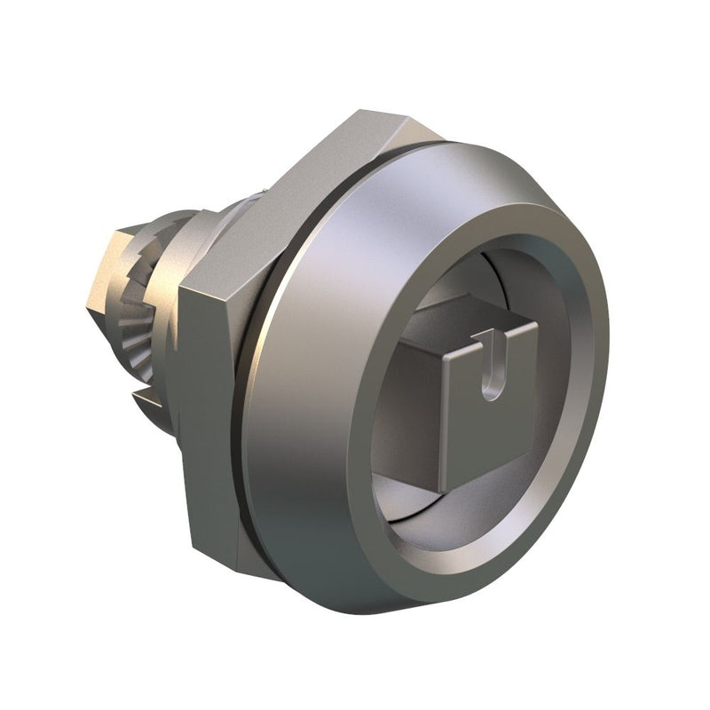 SOUTHCO Quarter-Turn Cam Latch, Railway Standard, Without Cam, Sealed, Stainless Steel, Passivated [E5-32-2224-UU1]