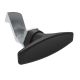 SOUTHCO Quarter-Turn Cam Latch, T-handle, 23mm (.91 in) Grip, Not Sealed, Zinc Alloy, Powder Coat, Black [E5-9-605-510]