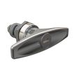 SOUTHCO Quarter-Turn Cam Latch, Key Locking (CH751) T-handle, Spring-return Actuator, Not Sealed, Zinc Alloy, Chrome Plated, Bright [E5-9-612-TR0-13]