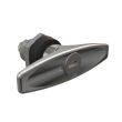 SOUTHCO Quarter-Turn Cam Latch, Key Locking (CH751) T-handle, Without Cam, Sealed, Zinc Alloy, Chrome Plated, Bright [E5-9-612-UU1-13]