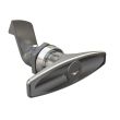 SOUTHCO Quarter-Turn Cam Latch, Key Locking (Reversible Key) T-handle, 23mm (.91 in) Grip, Not Sealed, Zinc Alloy, Chrome Plated, Bright [E5-9-622-510-10]