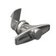 SOUTHCO Quarter-Turn Cam Latch, Key Locking (without lock core) T-handle, 23mm (.91 in) Grip, Not Sealed, Zinc Alloy, Chrome Plated, Bright [E5-9-632-520]