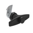 SOUTHCO Quarter-Turn Cam Latch, Key Locking (without lock core) T-handle, 23mm (.91 in) Grip, Not Sealed, Zinc Alloy, Powder Coat, Black [E5-9-635-520]