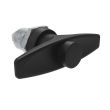 SOUTHCO Quarter-Turn Cam Latch, Key Locking (without lock core) T-handle, Spring-return Actuator, Not Sealed, Zinc Alloy, Powder Coat, Black [E5-9-635-TL0]