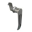 SOUTHCO Quarter-Turn Cam Latch, L-handle, 23mm (.91 in) Grip, Not Sealed, Zinc Alloy, Chrome Plated, Bright [E5-9-702-510]