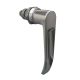 SOUTHCO Quarter-Turn Cam Latch, L-handle, Spring-return Actuator, Not Sealed, Zinc Alloy, Chrome Plated, Bright [E5-9-702-TR0]
