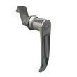 SOUTHCO Quarter-Turn Cam Latch, Key Locking (Reversible Key) L-handle, 23mm (.91 in) Grip, Not Sealed, Zinc Alloy, Chrome Plated, Bright [E5-9-722-510-13]