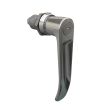 SOUTHCO Quarter-Turn Cam Latch, Key Locking (Reversible Key) L-handle, Spring-return Actuator, Not Sealed, Zinc Alloy, Chrome Plated, Bright [E5-9-722-TL0-13]