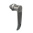 SOUTHCO Quarter-Turn Cam Latch, Key Locking (Reversible Key) L-handle, Without Cam, Sealed, Zinc Alloy, Chrome Plated, Bright [E5-9-722-UU1-10]