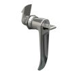 SOUTHCO Quarter-Turn Cam Latch, Key Locking (without lock core) L-handle, 23mm (.91 in) Grip, Not Sealed, Zinc Alloy, Chrome Plated, Bright [E5-9-732-520]