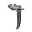 SOUTHCO Quarter-Turn Cam Latch, Key Locking (without lock core) L-handle, Spring-return Actuator, Not Sealed, Zinc Alloy, Chrome Plated, Bright [E5-9-732-TR0]