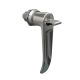SOUTHCO Quarter-Turn Cam Latch, Key Locking (without lock core) L-handle, Without Cam, Sealed, Zinc Alloy, Chrome Plated, Bright [E5-9-732-UU1]