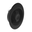 SOUTHCO Quarter-Turn Cam Latch, Counter-Clockwise to Latch, Flush Cup Wing Style, Two-Point Actuator, Sealed, Zinc Alloy, Powder Coat, Black [E5-92-305-RR1]