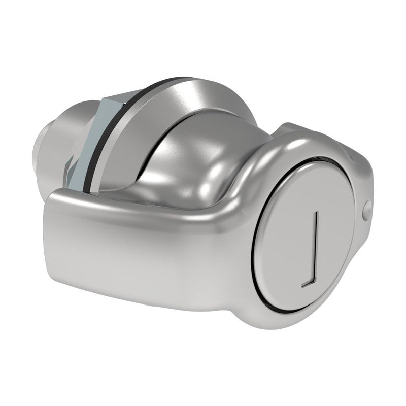 SOUTHCO Fixed Grip Cam Latch, Mini, Key-Locking, Wing Knob, Sealed, Zinc Alloy, Chrome Plated, Bright [E5-M-312-UU1-10]