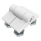 SOUTHCO Adjustable Torque Hinge, Symmetric Torque, Small Size, Acetal Copolymer, Natural, White [E6-10-101-30]