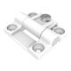 SOUTHCO Adjustable Torque Hinge, Symmetric, Medium Size, Acetal Copolymer, Natural, White [E6-10-301-10]