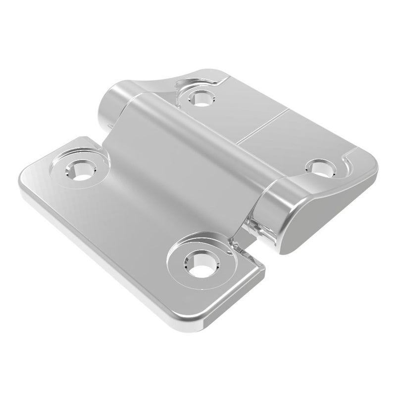 SOUTHCO Constant Torque Hinge, Asymmetric, Forward Torque 1.4 N-m (12 in-lbf), Reverse Torque 2.3 N-m (20 in-lbf), Large Size, Zinc Alloy, Natural, Natural [E6-10-420R-33]