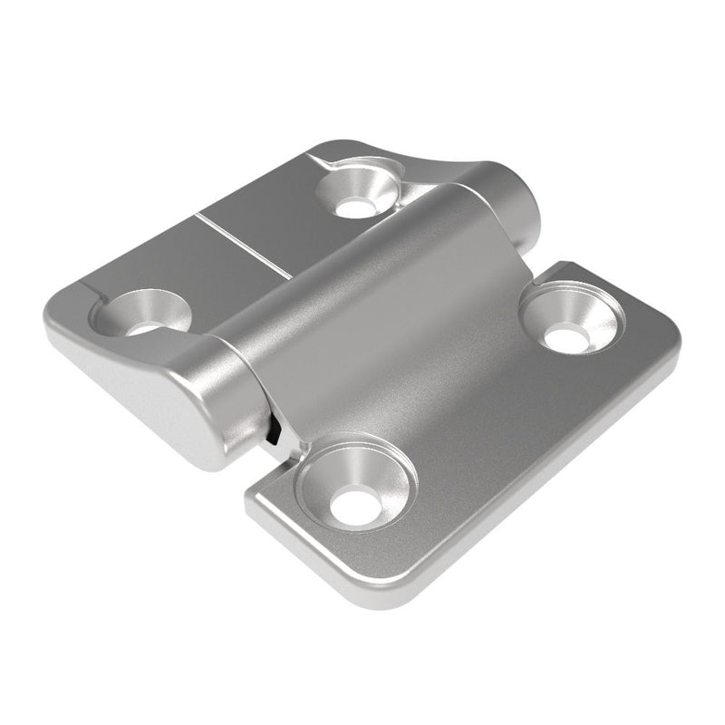 SOUTHCO Constant Torque Hinge, Asymmetric, Forward Torque 2.7 N-m (24 in-lbf), Reverse Torque 4.5 N-m (40 in-lbf), Large Size, Zinc Alloy, Natural, Natural [E6-10-440RC-33]