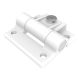 SOUTHCO Adjustable Torque Hinge, Symmetric, Large Size, Acetal Copolymer, Natural, White [E6-10-501-10]