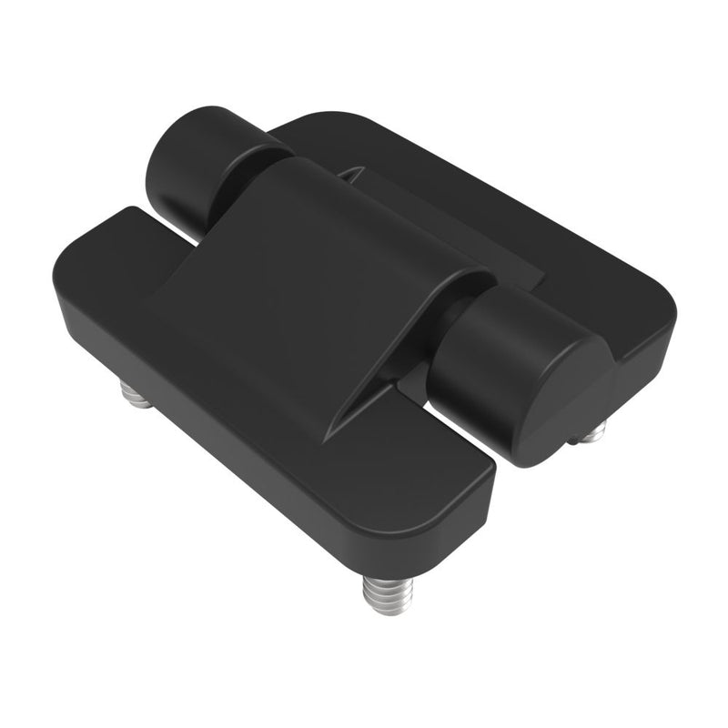 SOUTHCO Constant Torque Hinge, Asymmetric, 1.3 N⋅m, 1.8 N⋅m, Medium Size, Nylon, Natural, Black [E6-55-316R-20]