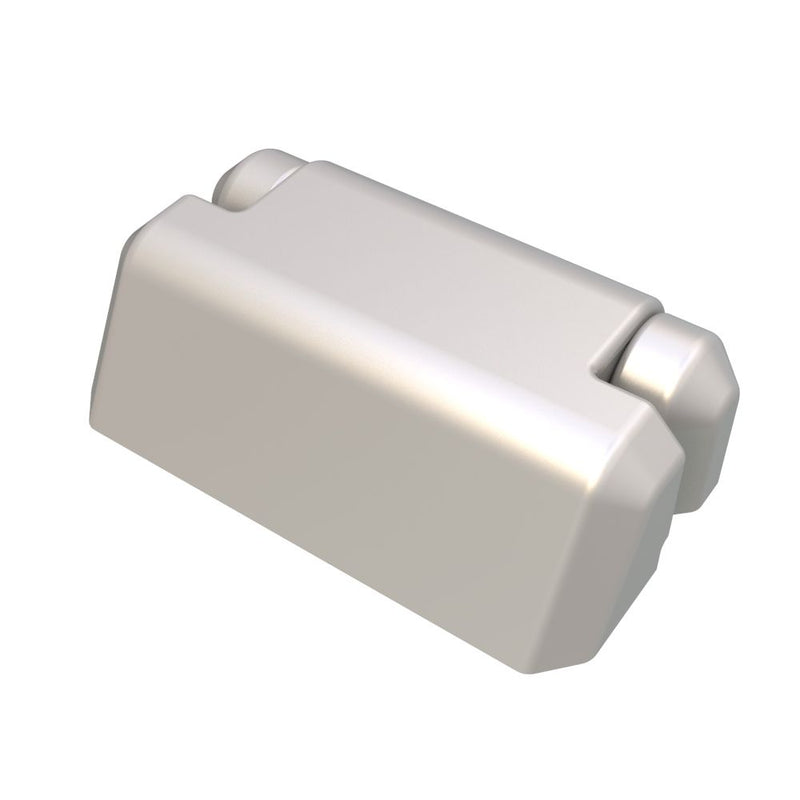 SOUTHCO Constant Torque Hinge, Symmetric, Forward Torque 2.3 N-m (20 in-lbf), Reverse Torque 2.3 N-m (20 in-lbf), Large Size, Zinc Alloy, Chrome Plated, Satin [E6-60-420S-20]