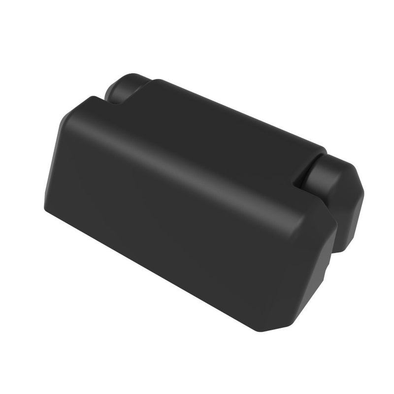 SOUTHCO Constant Torque Hinge, Symmetric, Forward Torque 4.1 N-m (36 in-lbf), Reverse Torque 4.1 N-m (36 in-lbf), Large Size, Zinc Alloy, Powder Coat, Black [E6-60-436S-50]