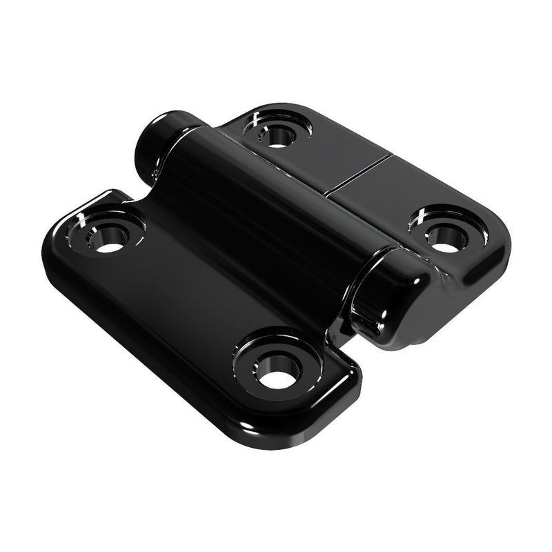 SOUTHCO Free Swinging Hinge, Stainless Steel 316, Through Hole, Black, PVD [E6-70-400-6]