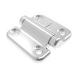 SOUTHCO Constant Torque Hinge, Symmetric, Forward Torque 2.26 N-m, Reverse Torque 2.26 N-m, Large Size, Stainless Steel 316, Polished [E6-70-420S-85]