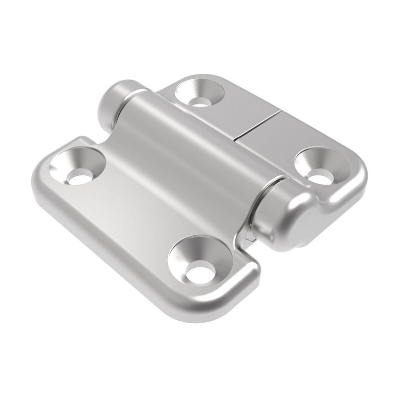 SOUTHCO Constant Torque Hinge, Symmetric, Forward Torque 1.81 N-m, Reverse Torque 1.81 N-m, Large Size, Stainless Steel 316, Passivated [E6-71-416S-24]