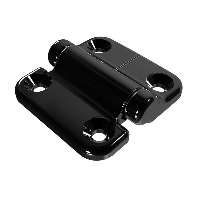 SOUTHCO Constant Torque Hinge, Symmetric, Forward Torque 0.9 N-m, Reverse Torque 0.9 N-m, Large Size, Stainless Steel 316, Black, PVD [E6-71-408S-6]