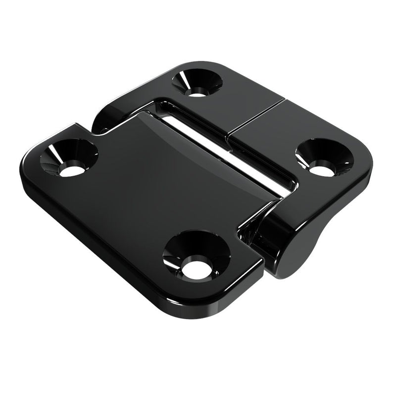 SOUTHCO Constant Torque Hinge, Asymmetric, Forward Torque 3.39 N-m, Reverse Torque 2.3 N-m, Large Size, Stainless Steel 316, Black, PVD [E6-73-430F-6]