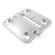 SOUTHCO Constant Torque Hinge, Barrel Down, Mirror polished Stainless Steel, Countersunk [E6-73-440F-85]