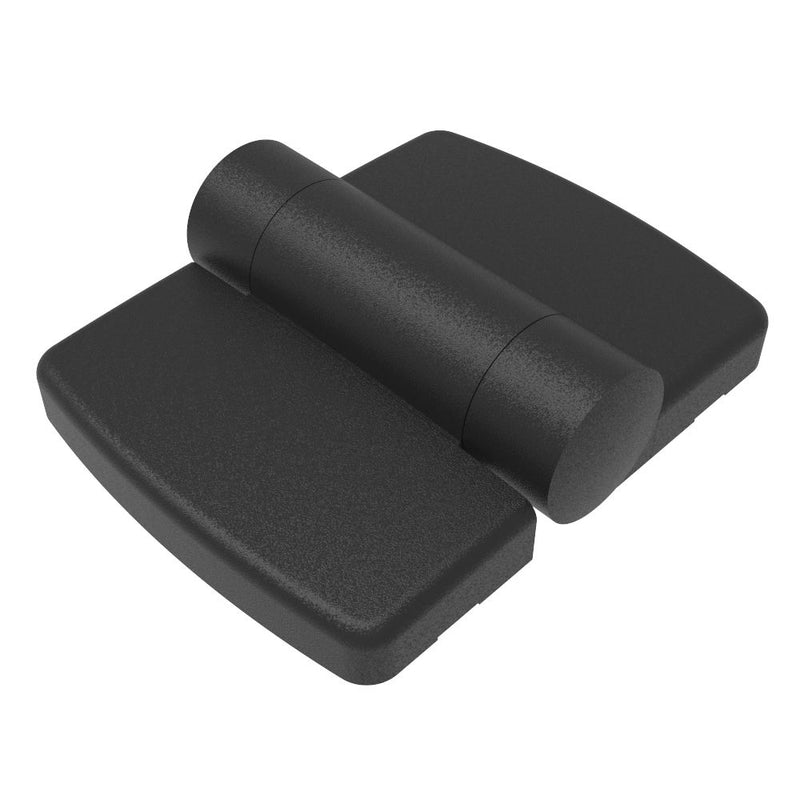 SOUTHCO Surface Mount Hinge, 61 mm size, with Mounting Holes, Polyamide, Black [EH-DHIF-6177]