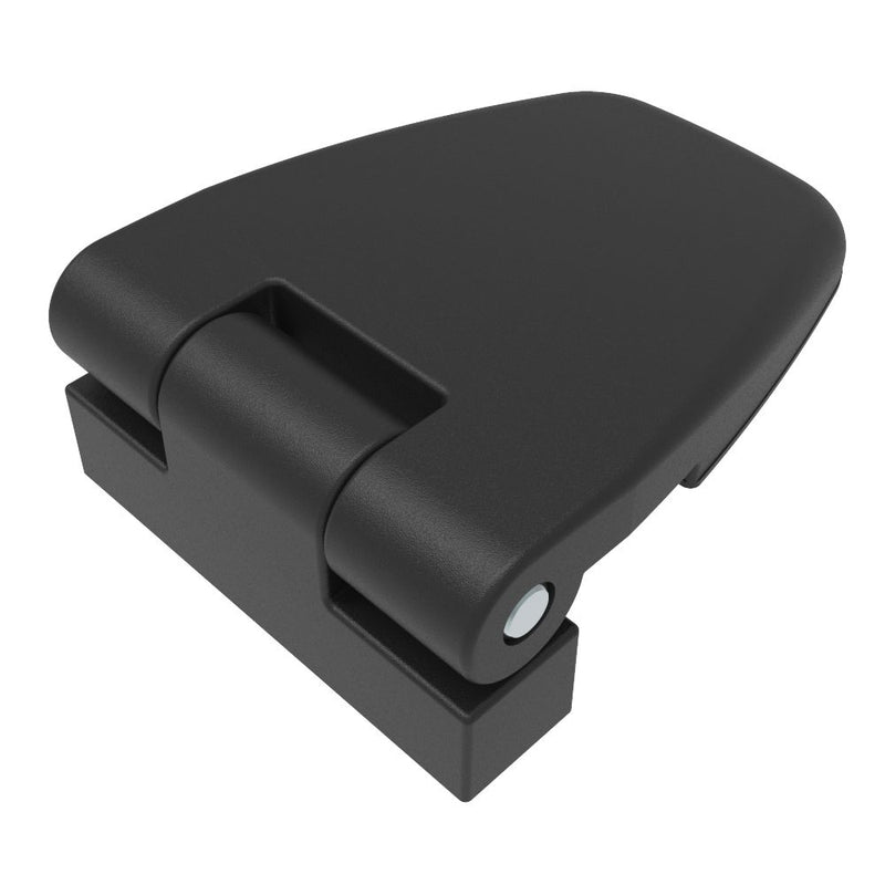 SOUTHCO Surface Mount Hinge, 95 mm size, with Thread mounting, Polyamide, Black [EH-DHIF-7595-2]