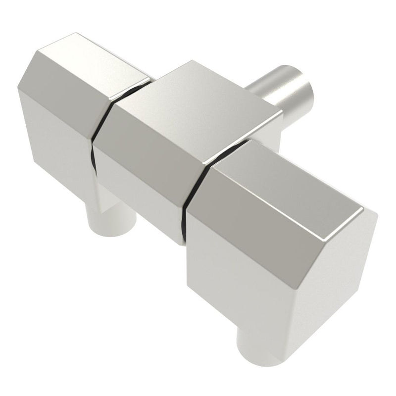 SOUTHCO Surface Mount Hinge, 49 mm size, with Stud Mount, Stainless steel, Electro Polished, Bright [EH-DHIS-15-8-3]