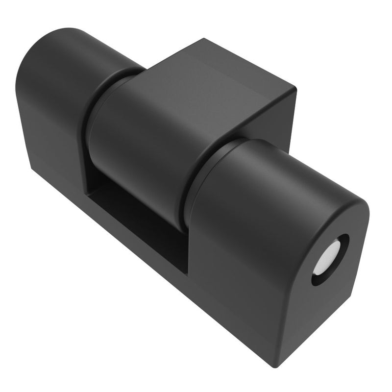 SOUTHCO Surface Mount Hinge, 45 mm size, with Thread Mount, Zinc Alloy, Black Powder coated [EH-DHIZ-4519]