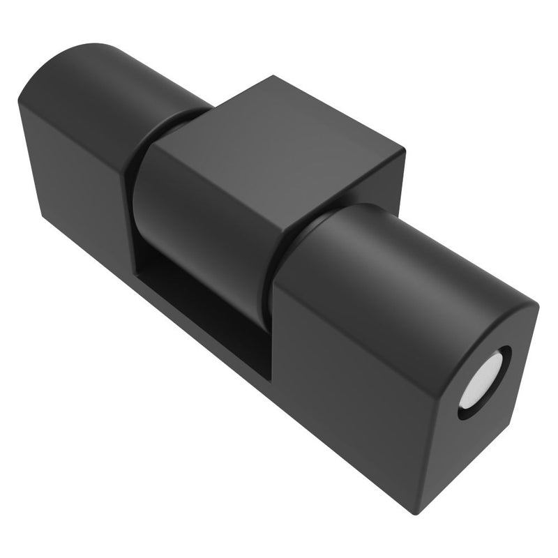 SOUTHCO Surface Mount Hinge, 60 mm size, with Thread Mount, Zinc Alloy, Black Powder coated [EH-DHIZ-6321]
