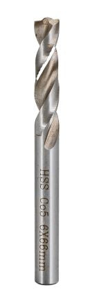 RS PRO HSS-Co spot weld removal drill for Metal, 6mm Diameter, 66 mm Overall [0]; 102-723