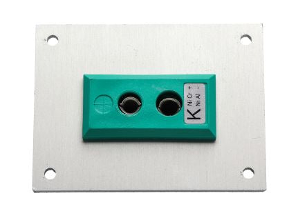 RS PRO Standard Size Thermocouple Connector Panel for Use with Thermocouple K, RoHS Standard [0]; 106-637