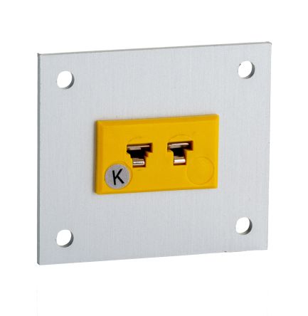 RS PRO Miniature Size Thermocouple Connector Panel for Use with Thermocouple K, RoHS Standard [0]; 106-714