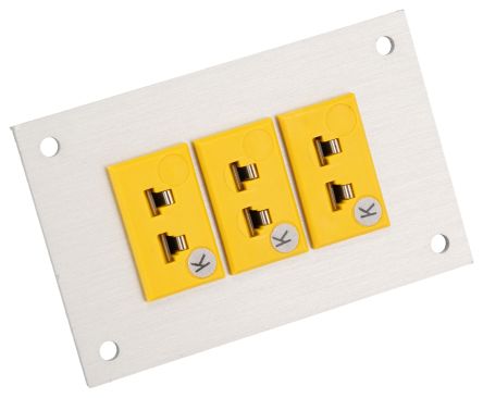 RS PRO Thermocouple Connector Panel, RoHS Standard [0]; 106-716