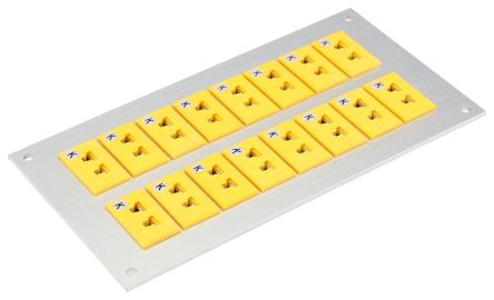 RS PRO Thermocouple Connector Panel, RoHS Standard [0]; 106-721