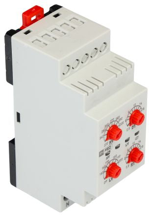 RS PRO Voltage Monitoring Relay, Single Phase, 220V ac, DIN Rail [0]; 122-210